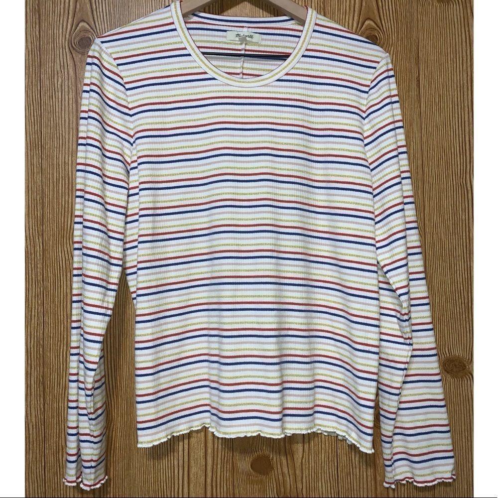 Madewell Striped Long Sleeve Top